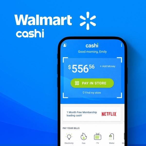 Walmart Cashi — mobile fintech wallet and bill payments app design