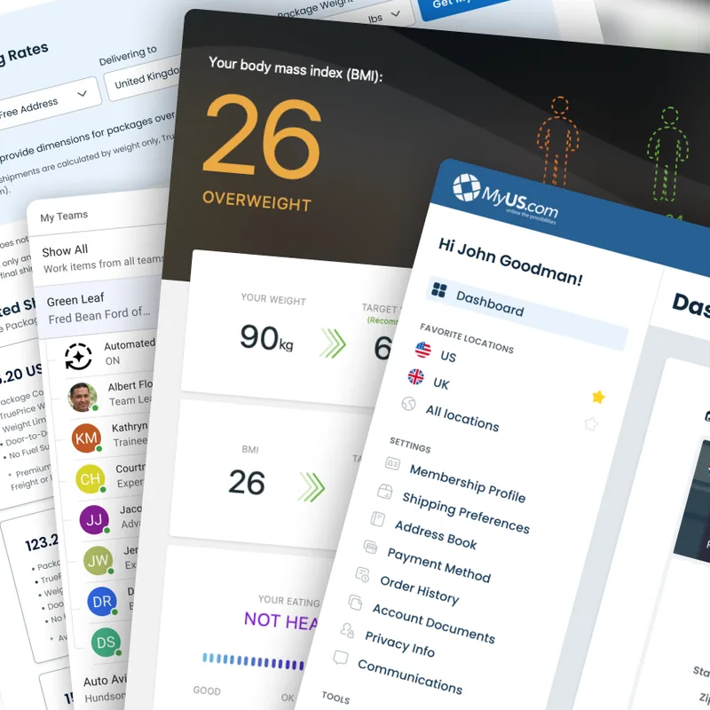 SaaS product design system and component library